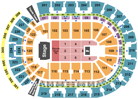 Nationwide Arena Eric Church Seating Chart